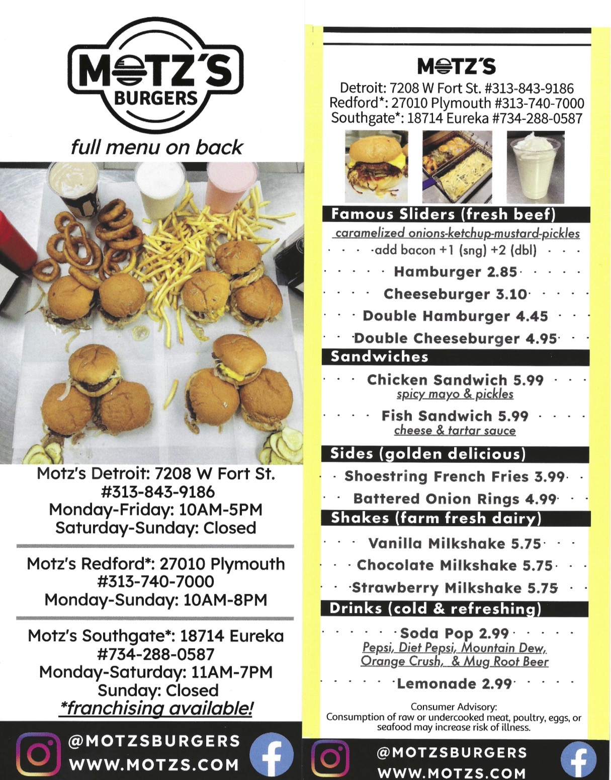 Motz's Burgers